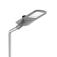 Светодиодный светильник VARTON уличный Tornado Parking крепление на консоль 120 Вт 5000 K 1..10V NEMA RAL7045 серый муар