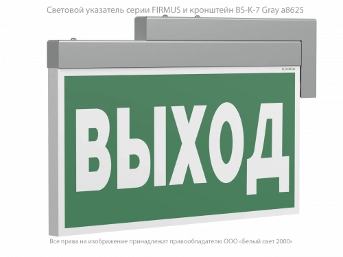 Световой указатель BS-FIRMUS-10-S1-24 Gray