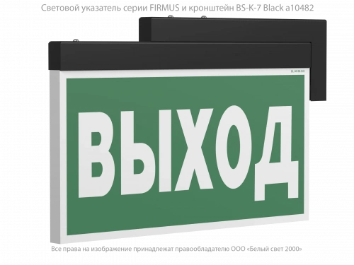 Световой указатель BS-FIRMUS-10-S1-24 Black